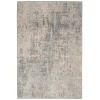 Nourison Home Rustic Textures RUS01 Ivory/Silver 5 ft. 3 in. X 7 ft. 3 in. Area Rug