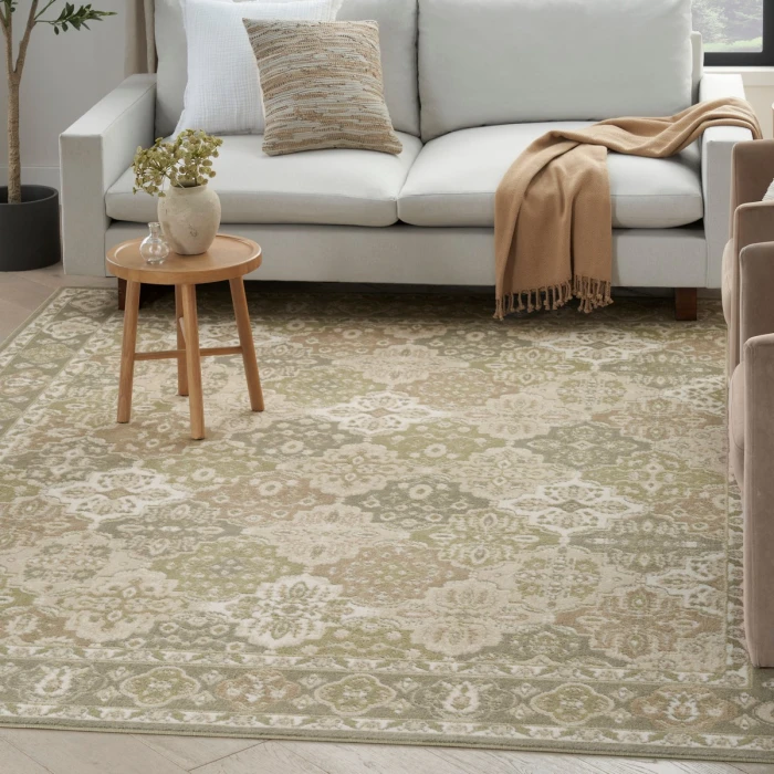 Nourison Grafix Green GRF31 3 ft. 9 in. X 5 ft. 9 in. Rect. Rug