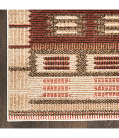 Nourison Nordic Rust NRC16 8 ft. X 10 ft. Rect. Rug