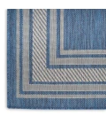 Nourison Horizon Indoor/Outdoor Denim HOZ03 2 ft. X 6 ft. Rect. Rug