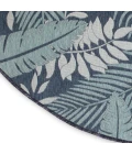 Nourison Home Garden Oasis Navy GOA02 8 ft. Round Rug