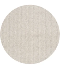Nourison Natural Texture Ivory Beige NTX01 5ft. Round Rug