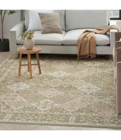 Nourison Grafix Green GRF31 6 ft. X 9 ft. Rect. Rug