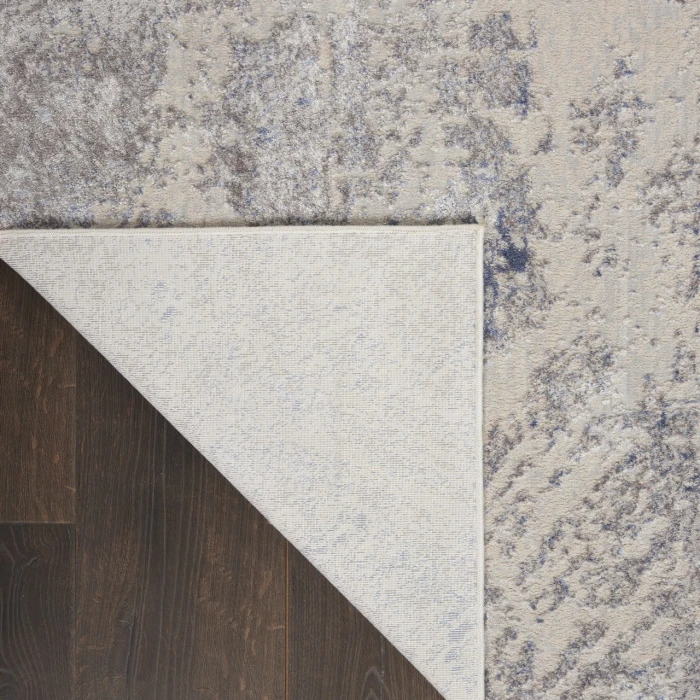 Nourison Home Silky Textures Grey SLY06 9ft.3in. x 12ft.9in. Rect. Rug