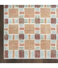 Nourison Nordic Rust Multicolor NRC14 4 ft. X 6 ft. Rect. Rug