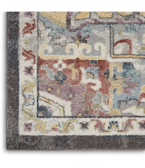 Nourison Home Soraya Charcoal SOR04 2ft.2in. x 7ft.6in. Rect. Rug