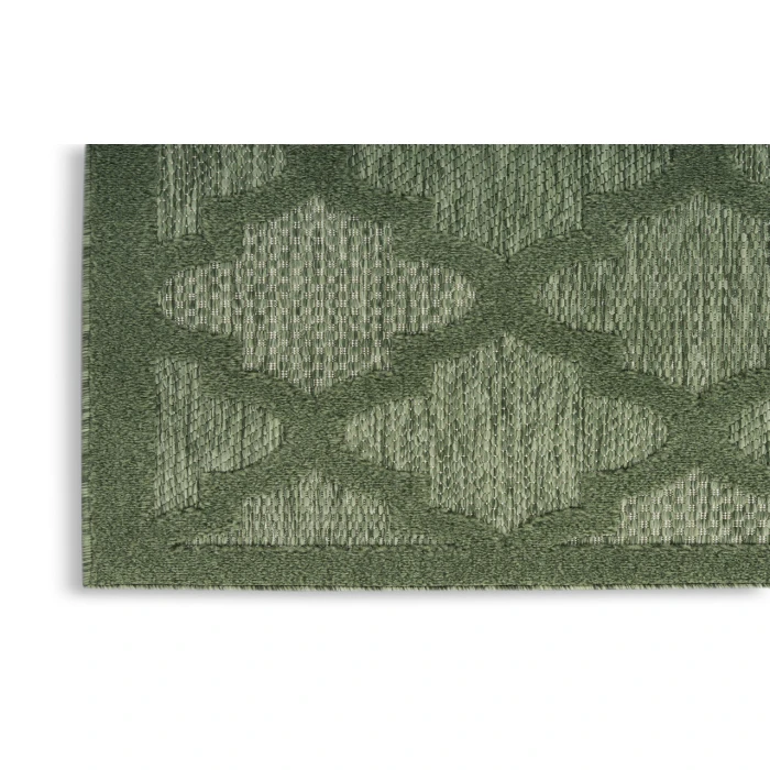 Nourison Easy Care Green NES01 2 ft. X 4 ft. Rectangle Rug
