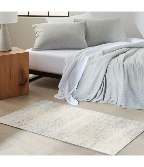 Calvin Klein CK029 Captivating Cream Blue CVT01 3 ft. X 5 ft. Rect. Rug