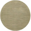 Nourison Home Nourison Essentials NRE01 Green Gold 8 ft. Round Area Rug