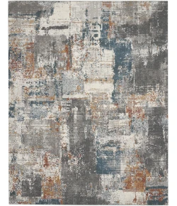 Nourison Home Tangra Grey TNR06 7ft.10in. x 9ft.10in. Rect. Rug