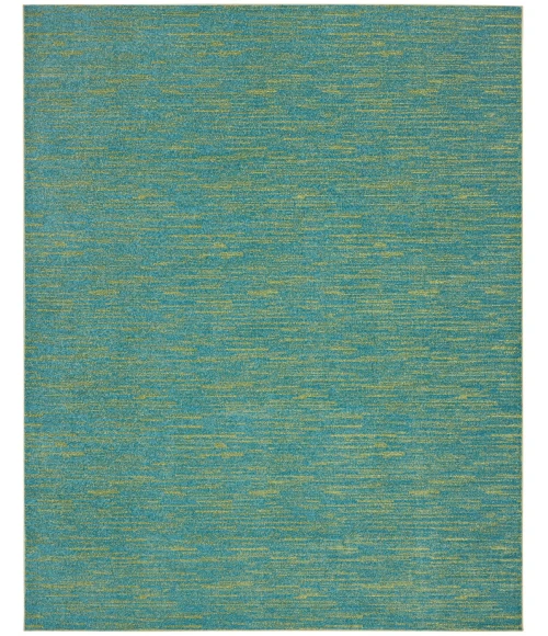 Nourison Nourison Essentials Blue Green Area Rug NRE01 Blue Green 10' x 14'