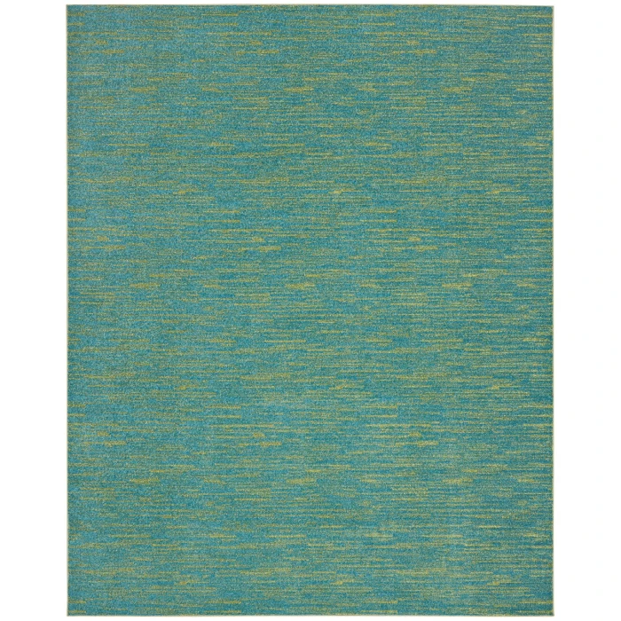 Nourison Nourison Essentials Blue Green Area Rug NRE01 Blue Green 10' x 14'