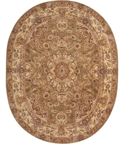 Nourison Home Nourison 2000 Green 2028 7ft.6in. x 9ft.6in. Oval Oval Rug