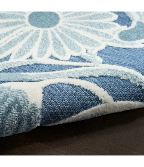 Nourison Aloha Blue ALH33 3 ft. 6 in. X 5 ft. 6 in. Rect. Rug