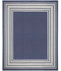 Nourison Horizon Indoor/Outdoor Navy HOZ03 8 ft. X 10 ft. Rect. Rug