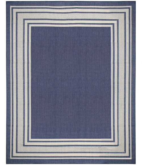 Nourison Horizon Indoor/Outdoor Navy HOZ03 8 ft. X 10 ft. Rect. Rug
