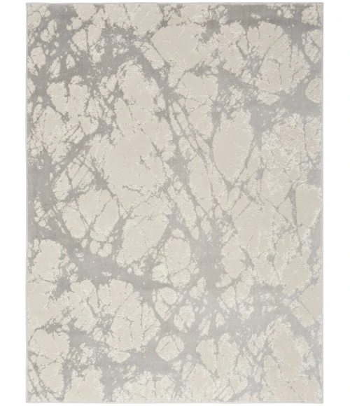Calvin Klein CK011 Verdant Grey Beige VRD05 8 ft. X 10 ft. Rect. Rug