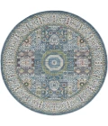 Nourison Home Ankara Global Blue ANR17 6ft. x Round Round Rug