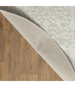 Nourison Dekor Ivory Beige DEK03 5ft. 3in. x Round Round Rug