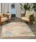 Nourison Aloha Ivory Rose ALH18 3 ft. 6 in. X 5 ft. 6 in. Rect. Rug
