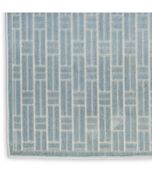 Nourison Home Washable Charm Blue WCH02 3ft. x 5ft. Rect. Rug