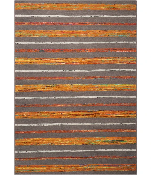 Nourison Home Spectrum Grey Flame SPE05 5ft.3in. x 7ft.5in. Rect. Rug