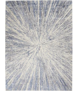 Nourison Home Silky Textures Blue SLY05 7ft.10in. x 10ft.6in. Rect. Rug
