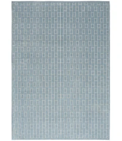 Nourison Home Washable Charm WCH02 Blue Ivory 6 ft. X 9 ft. Area Rug