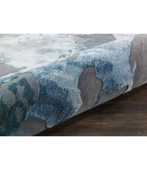 Nourison Prismatic Grey/Slate PRS14 2 ft. X 3 ft. Rect. Rug