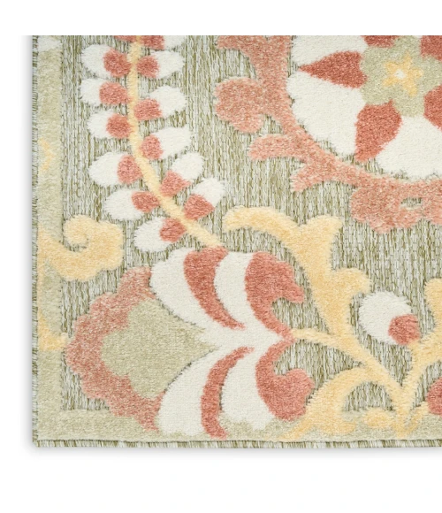 Nourison Aloha Sage Rose ALH17 5 ft. 3 in. X 7 ft. 5 in. Rect. Rug