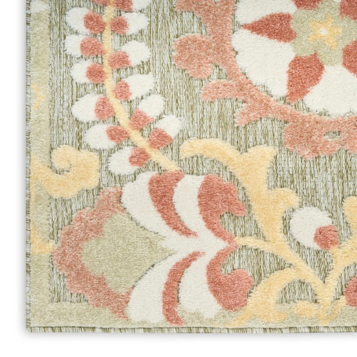 Nourison Aloha Sage Rose ALH17 5 ft. 3 in. X 7 ft. 5 in. Rect. Rug
