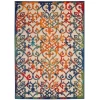 Nourison Home Aloha ALH21 Multicolor 6 ft. X 9 ft. Area Rug