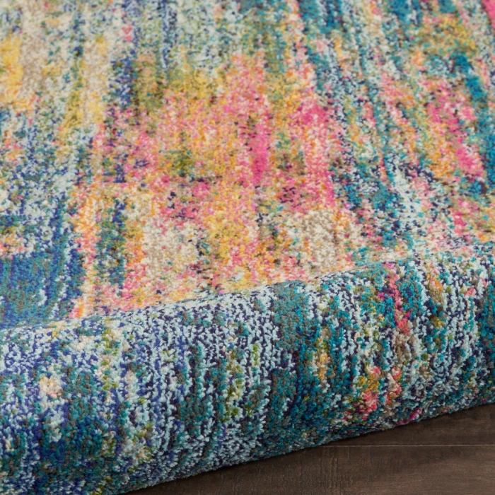 Nourison Celestial Area Rug CES09-Blue/Yellow
