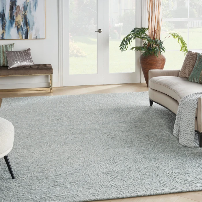 Michael Amini Ma30 Star Area Rug SMR03 Light Blue