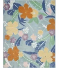 Nourison Home Suncoast Blue SNC01 7ft.10in. x 9ft.10in. Rect. Rug