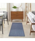 Nourison Horizon Indoor/Outdoor Navy HOZ02 2 ft. X 6 ft. Rect. Rug
