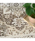 Nourison Dekor Brown Ivory DEK08 7 ft. 10 in. x 9 ft. 10 in. Rect. Rug