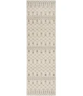 Nourison Palermo Beige Grey PMR03 2ft.2in. x 7ft.6in. Rect. Rug