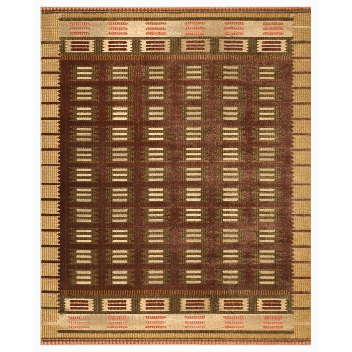 Nourison Nordic Rust NRC16 8 ft. X 10 ft. Rect. Rug