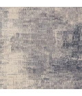 Nourison Rustic Textures Area Rug RUS02 Blue/Ivory 5'3" Round