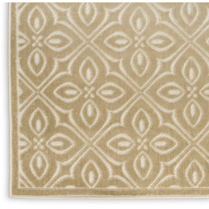 Nourison Home Washable Charm Beige WCH03 9ft. x 12ft. Rect. Rug