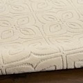 Nourison Washable Charm Ivory WCH03 4 ft. X 6 ft. Rect. Rug