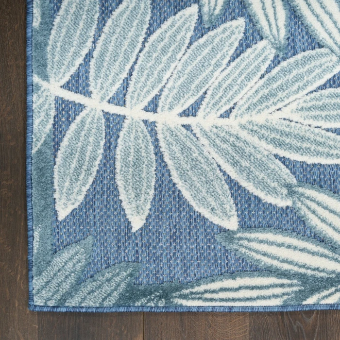 Nourison Aloha Blue ALH18 3 ft. 6 in. X 5 ft. 6 in. Rect. Rug