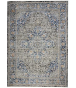 Nourison Home Starry Nights STN07 Blue 8 ft. X 10 ft. Area Rug