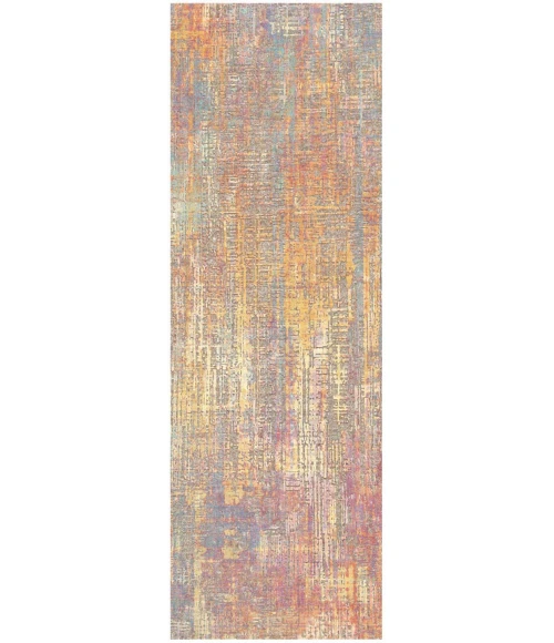 Nourison Home Botanical Washables Multicolored BOT05 2ft. x 6ft. Rect. Rug