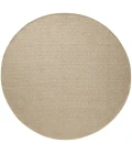 Nourison Tulum Taupe TLM03 8 ft. X Round Rug
