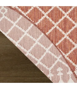 Nourison Positano Terracotta POS02 6ft. Round Rug