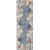 Nourison Home Suncoast Blue SNC04 2ft. x 6ft. Rect. Rug