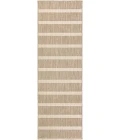 Nourison Positano Beige Ivory POS03 2ft.2in. x 10ft. Rect. Rug