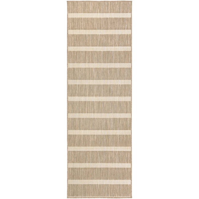 Nourison Positano Beige Ivory POS03 2ft.2in. x 10ft. Rect. Rug